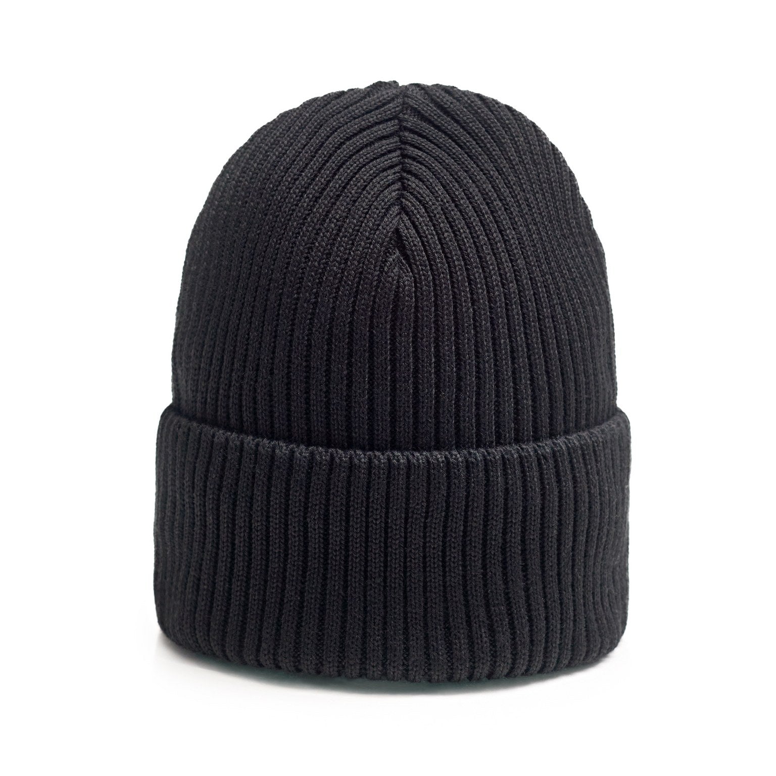Ribbed beanie for adults in organic cotton. Several color options.