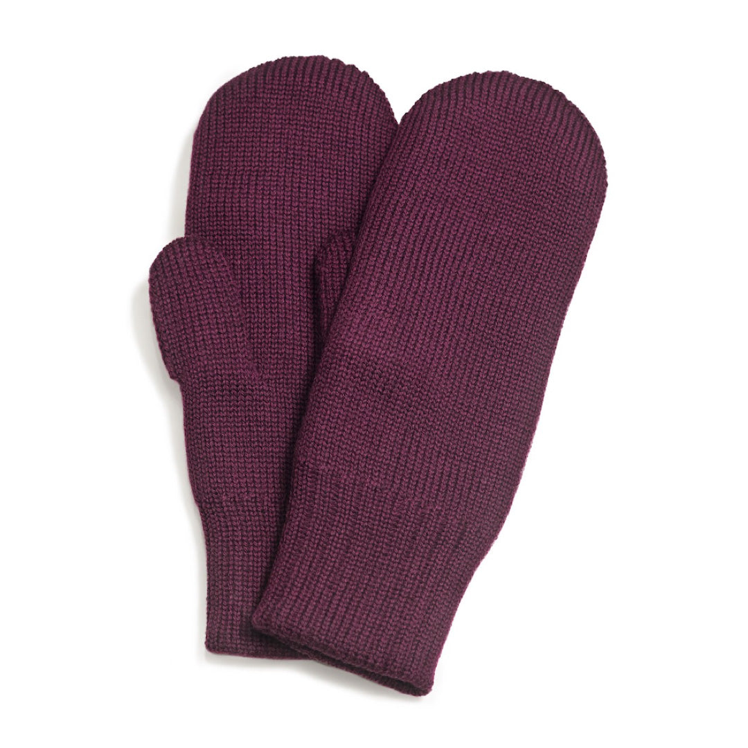 Adults Gloves merino wool black