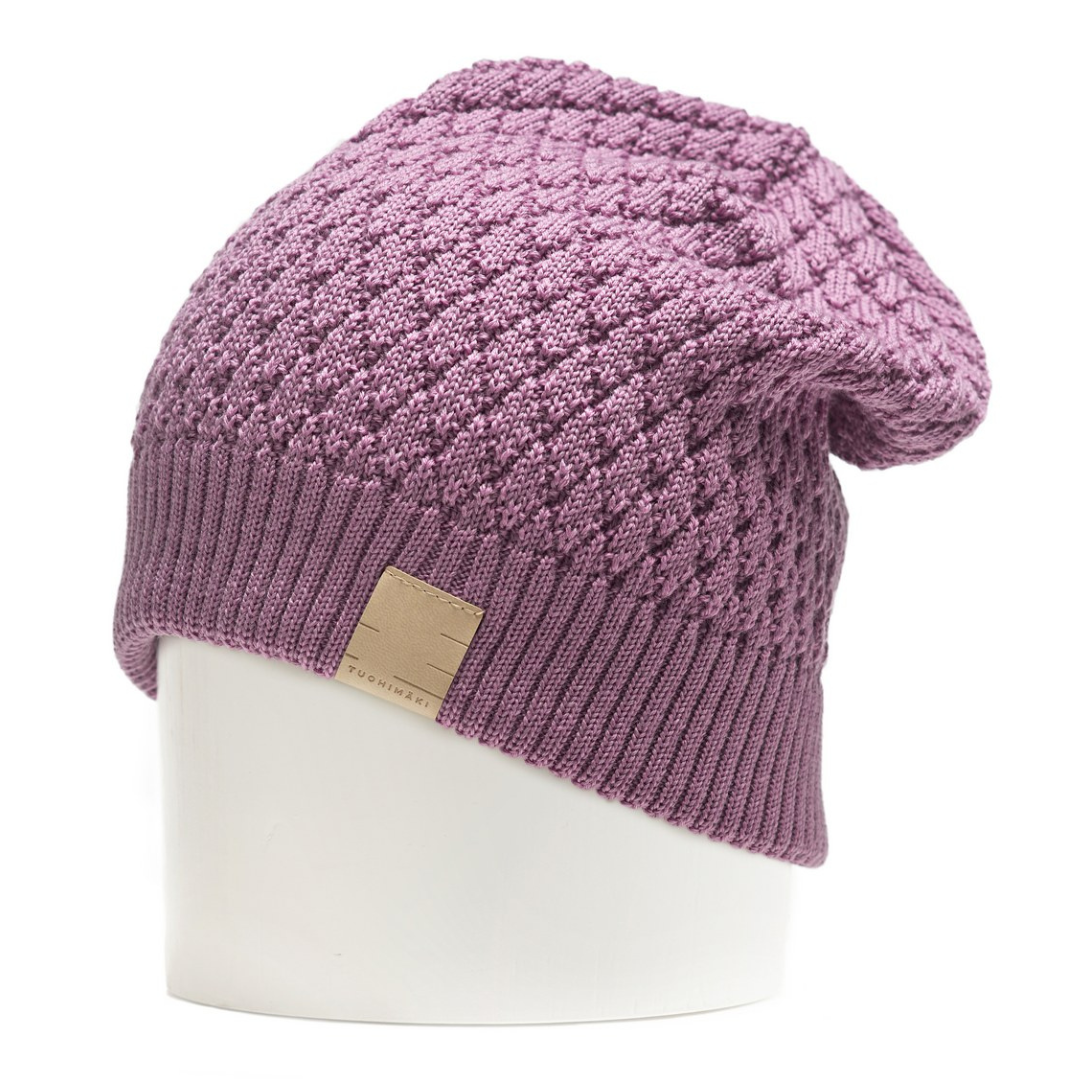 KNUPPU textured merino beanie