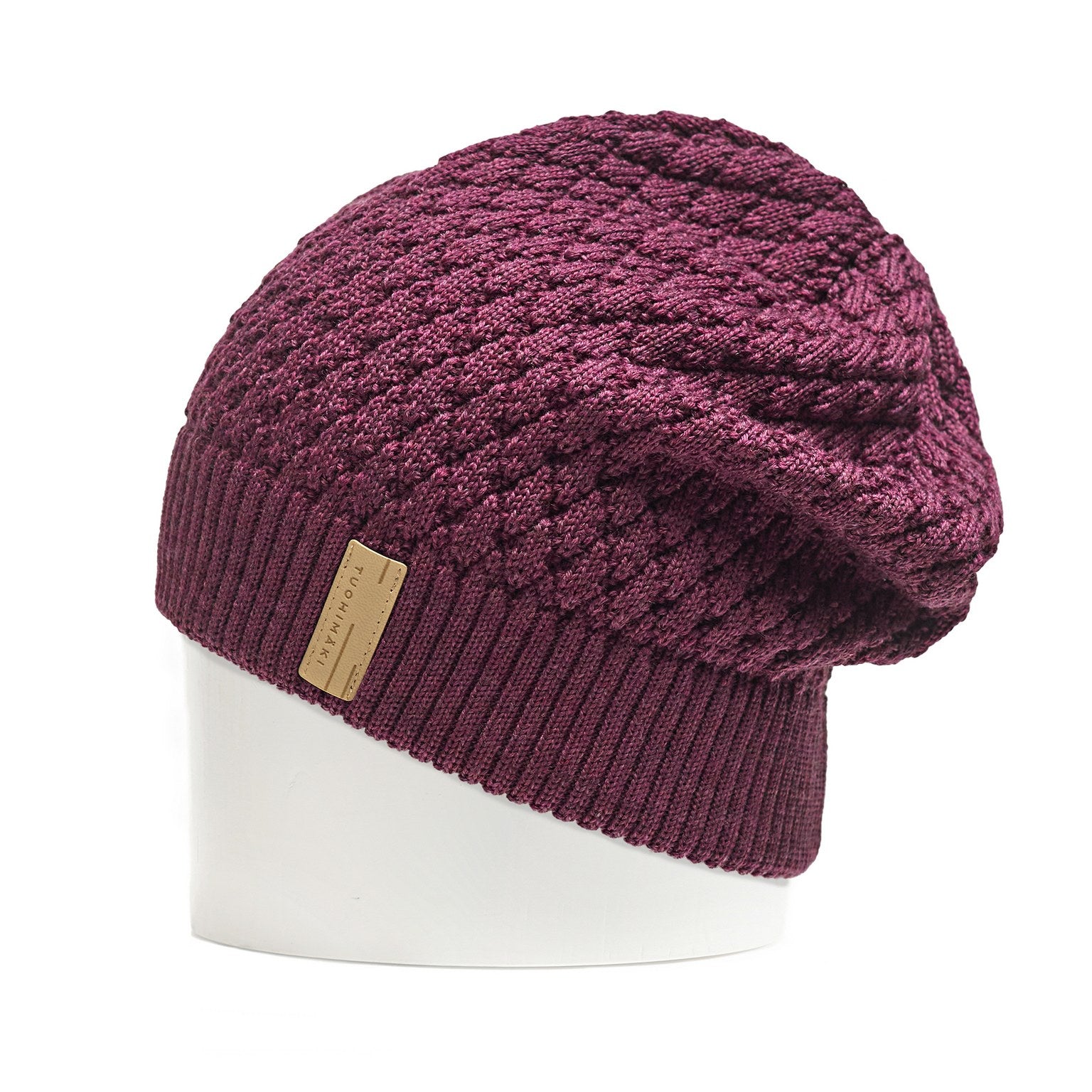 KNUPPU textured merino beanie