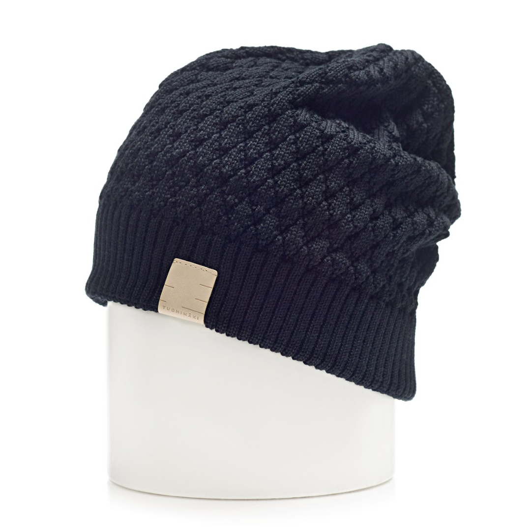 KNUPPU textured merino beanie