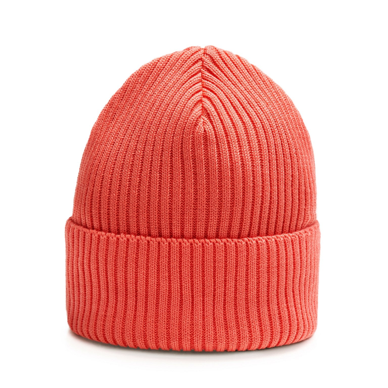 Children's ribbed beanie made of organic cotton. Several color options.