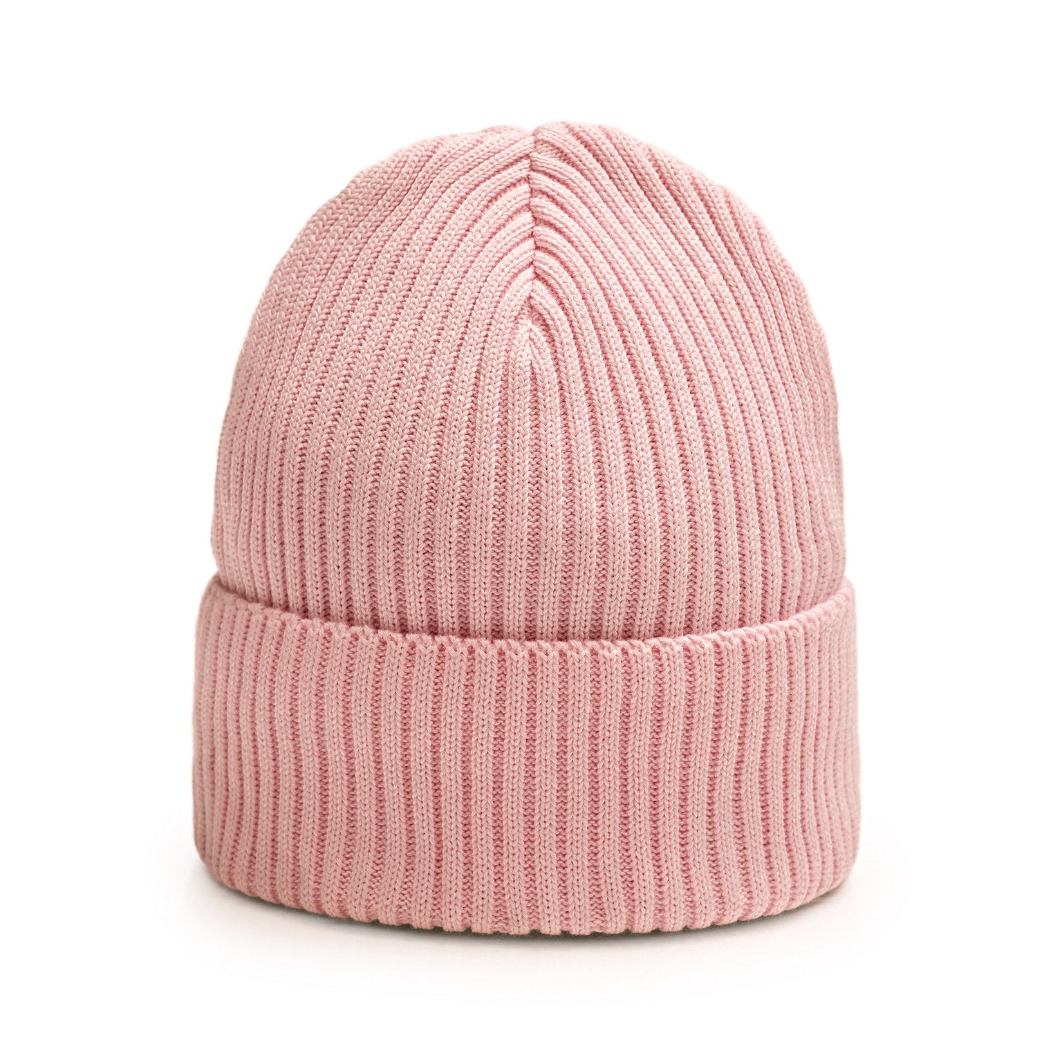 Children's ribbed beanie made of organic cotton. Several color options.