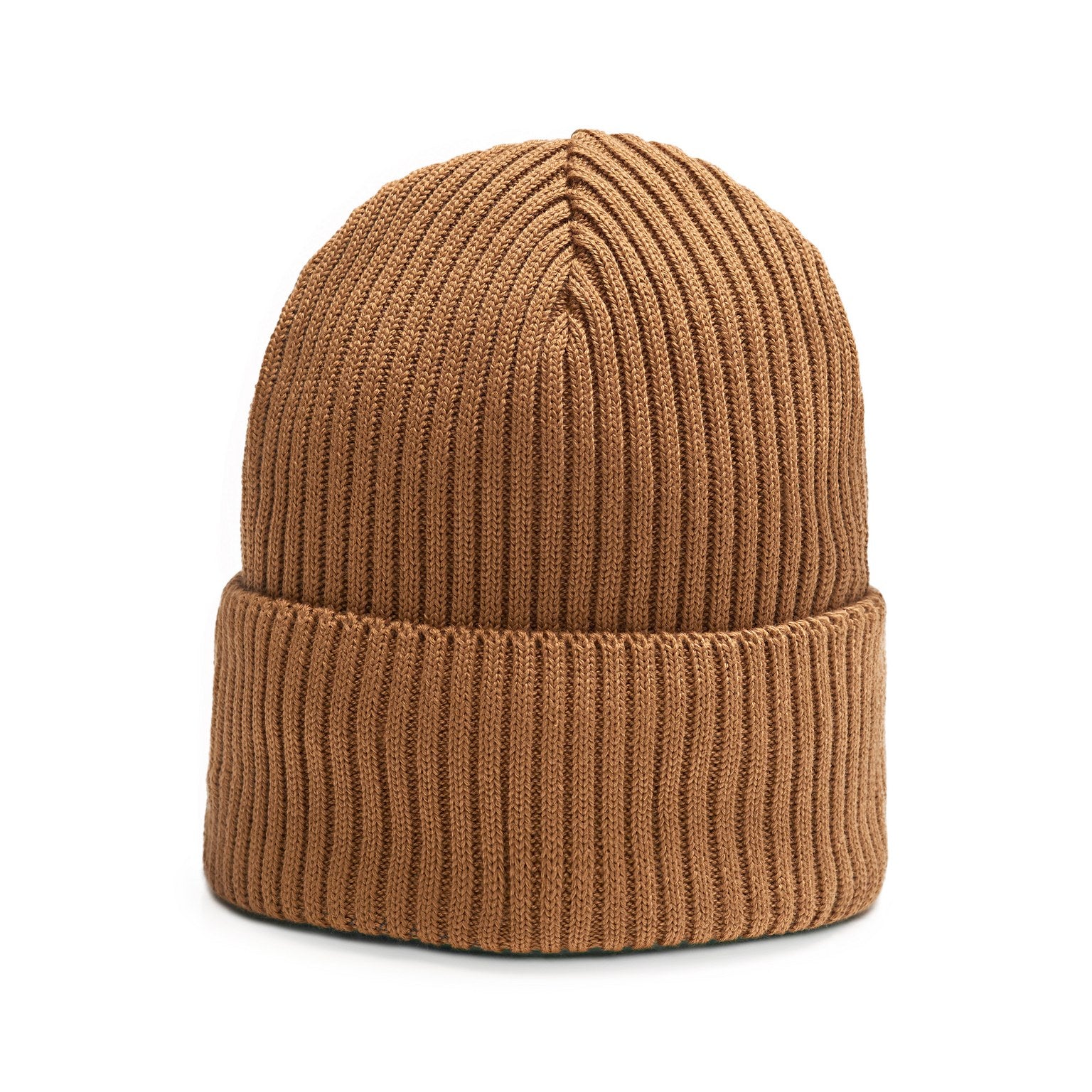 Ribbed beanie for adults in organic cotton. Several color options.
