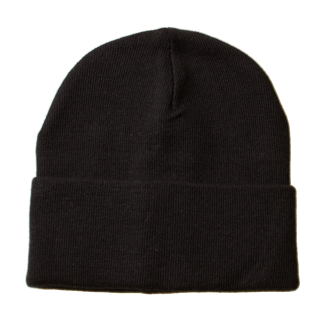 Merino beanie for adults, black