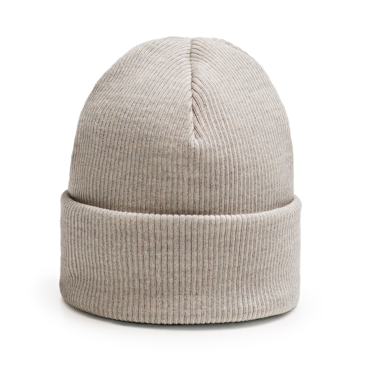 Merino beanie for adults, light gray