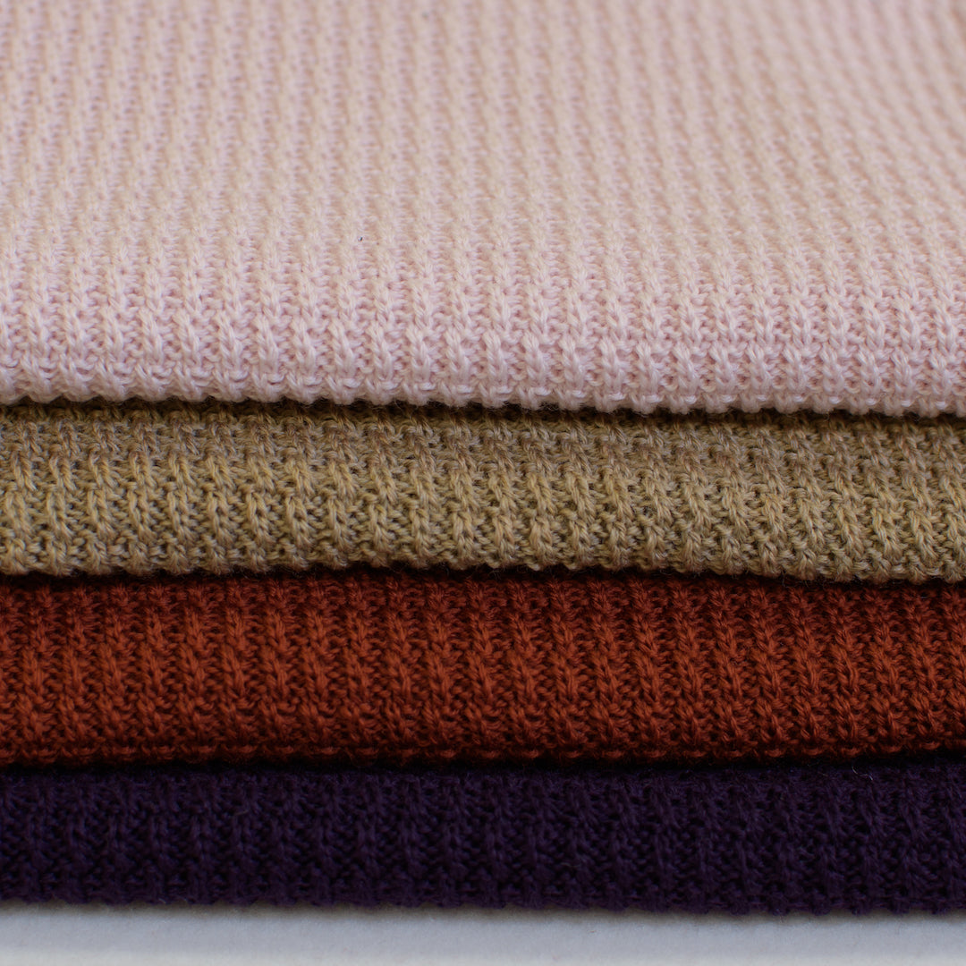 Merino knit relief pattern KARNA