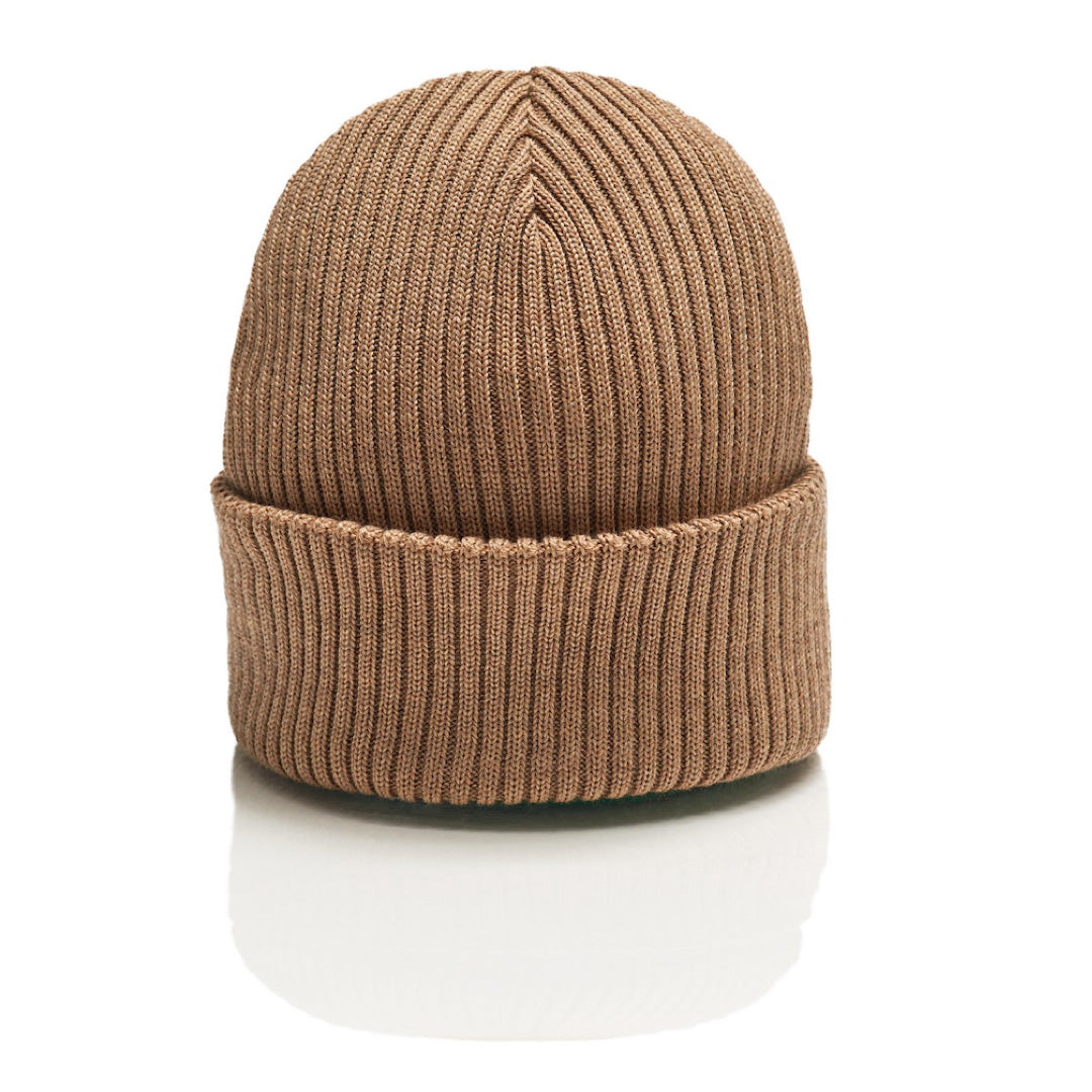 Adult Merino beanie beige