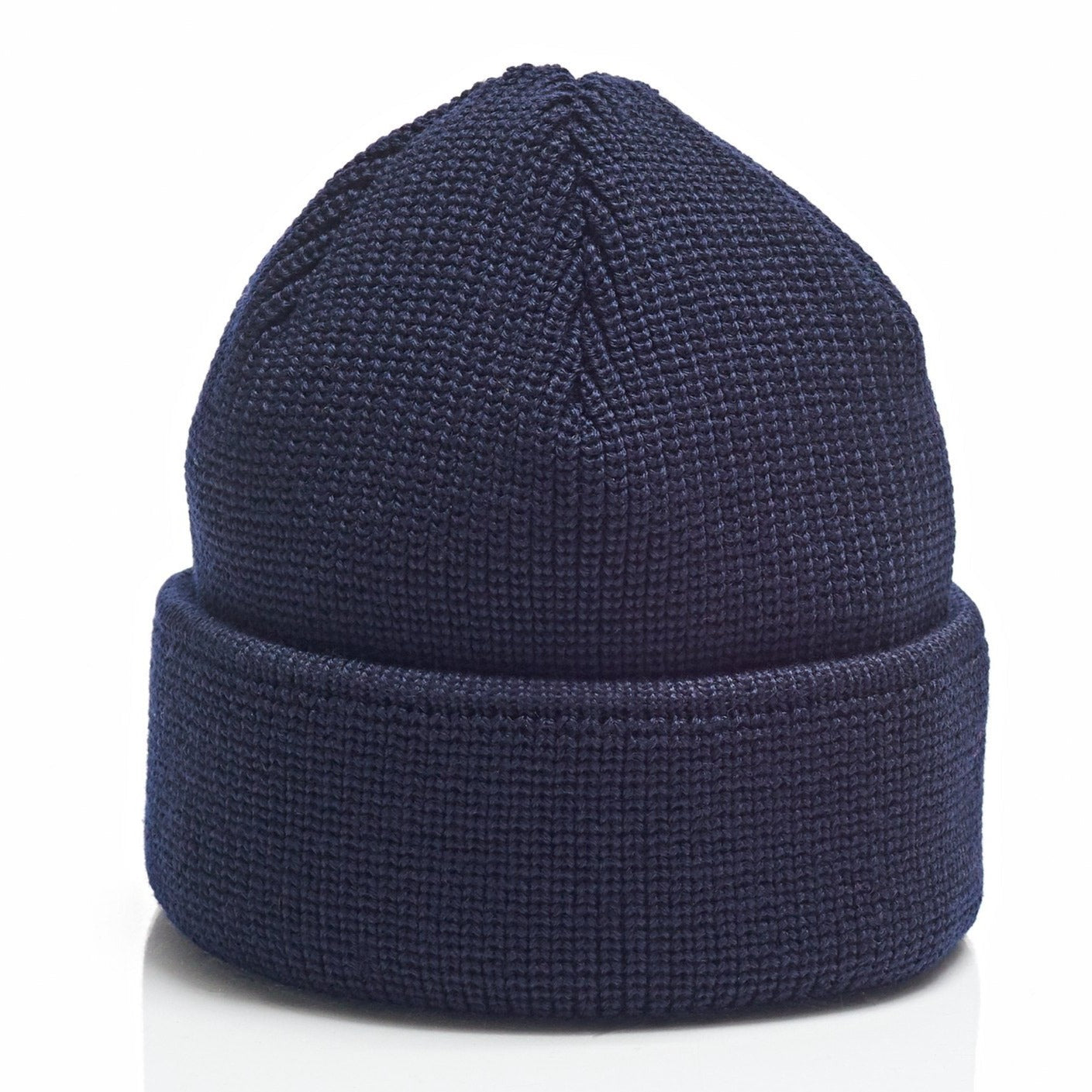 Adults Merino beanie dark blue