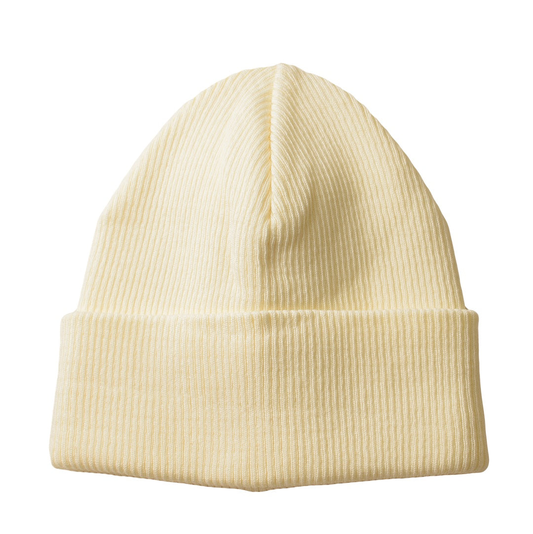 Cotton beanie for adults off-white