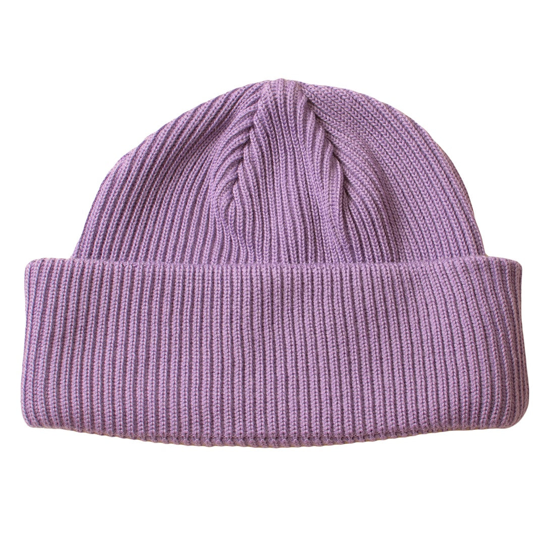 Adult's Merino beanie purple