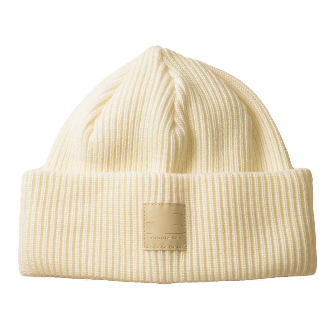 Adult's Merino beanie off-white size-L