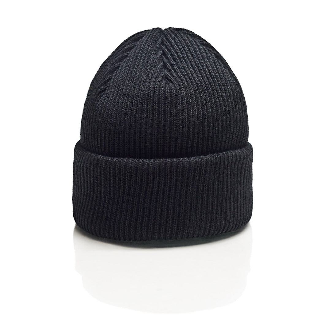 Merino beanie for adults, black