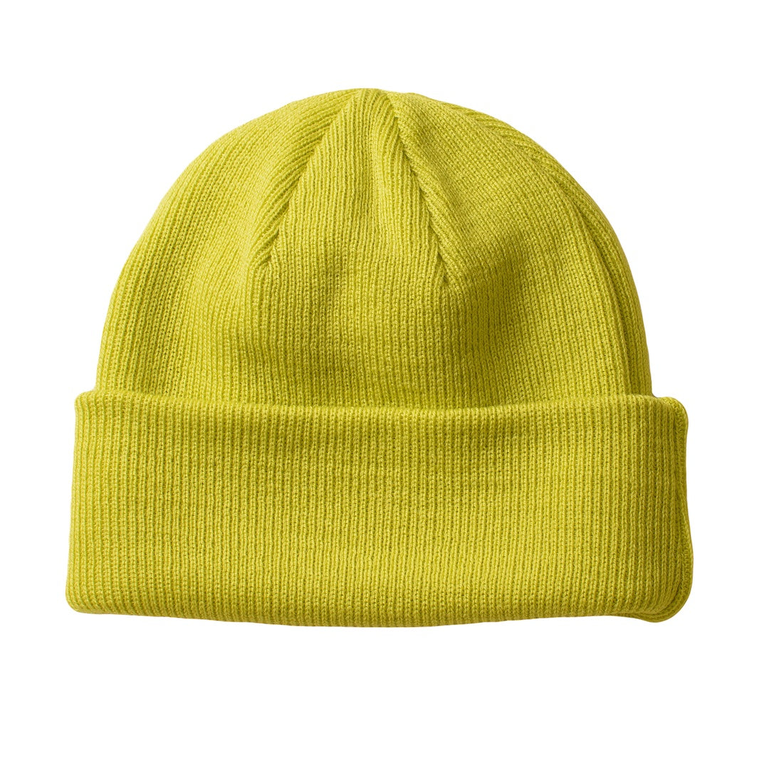 Adult Merino beanie lime