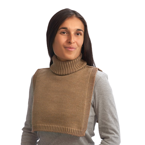 Large merino collar for adults