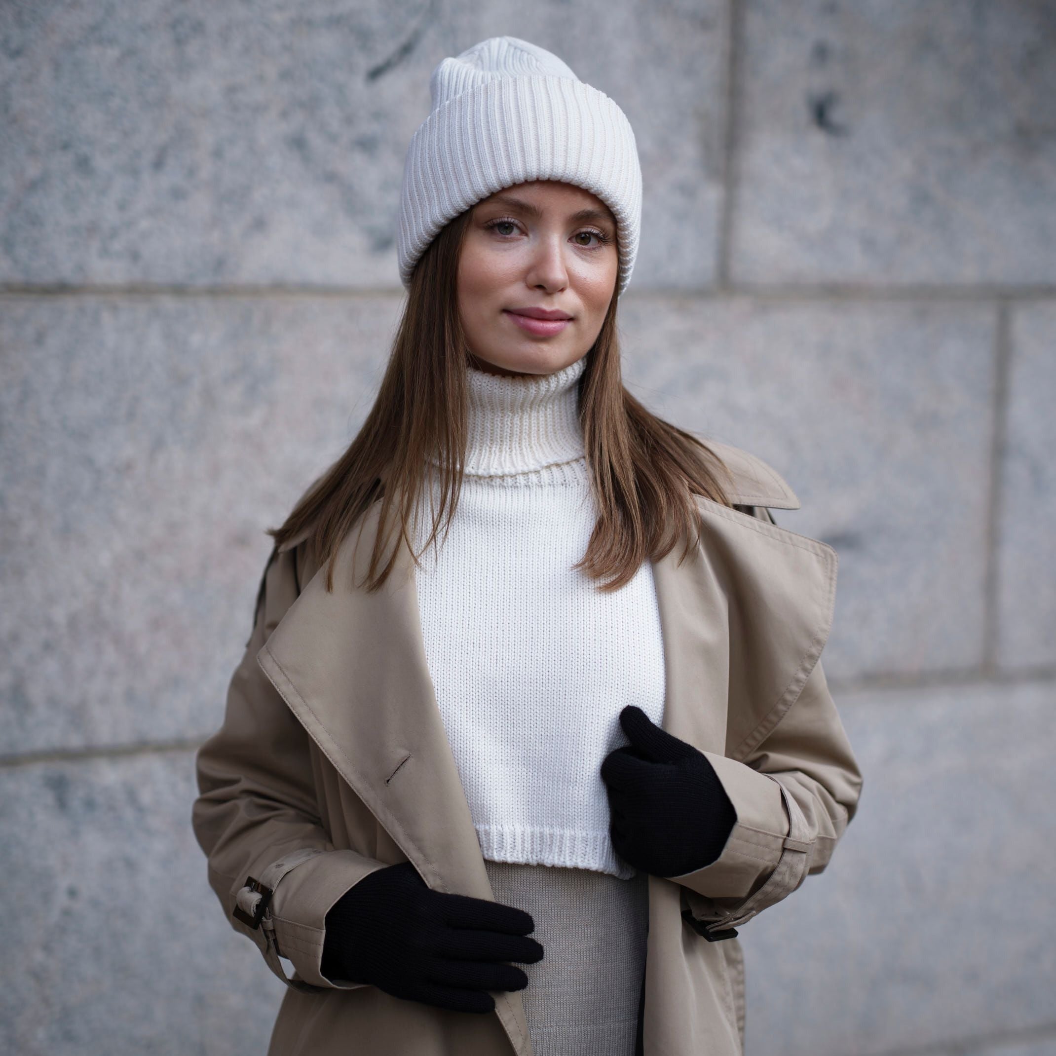 Large merino collar for adults